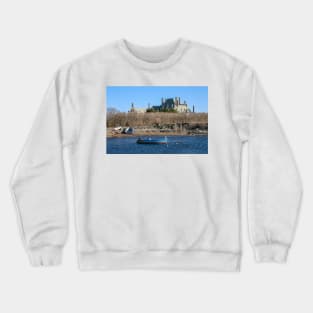 Fishing Boats in Newport Crewneck Sweatshirt